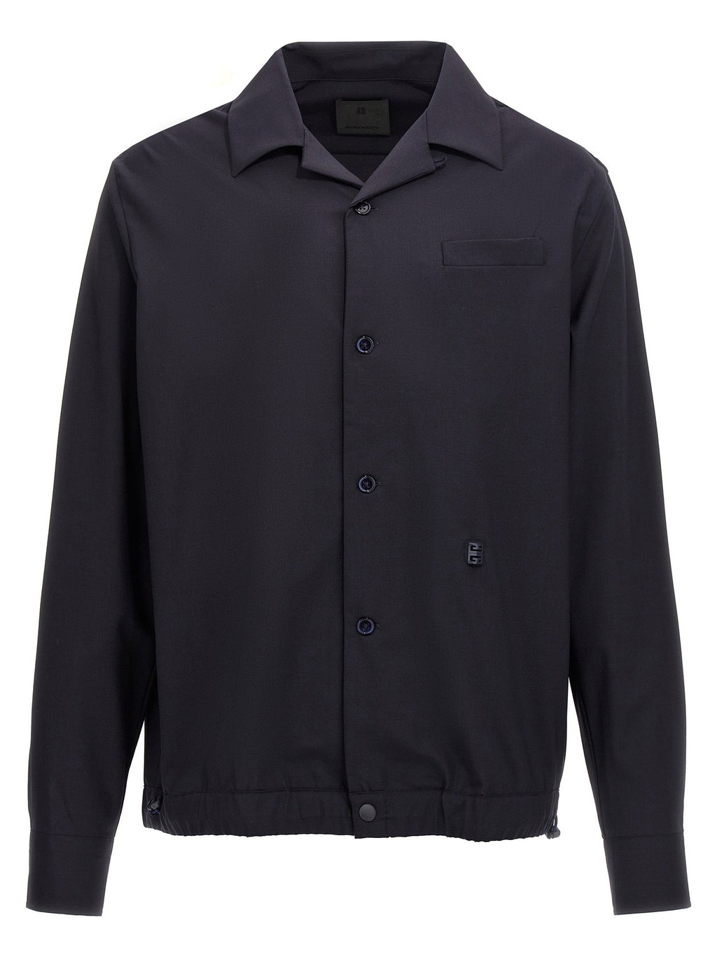 Givenchy Men Logo Plaque Shirt