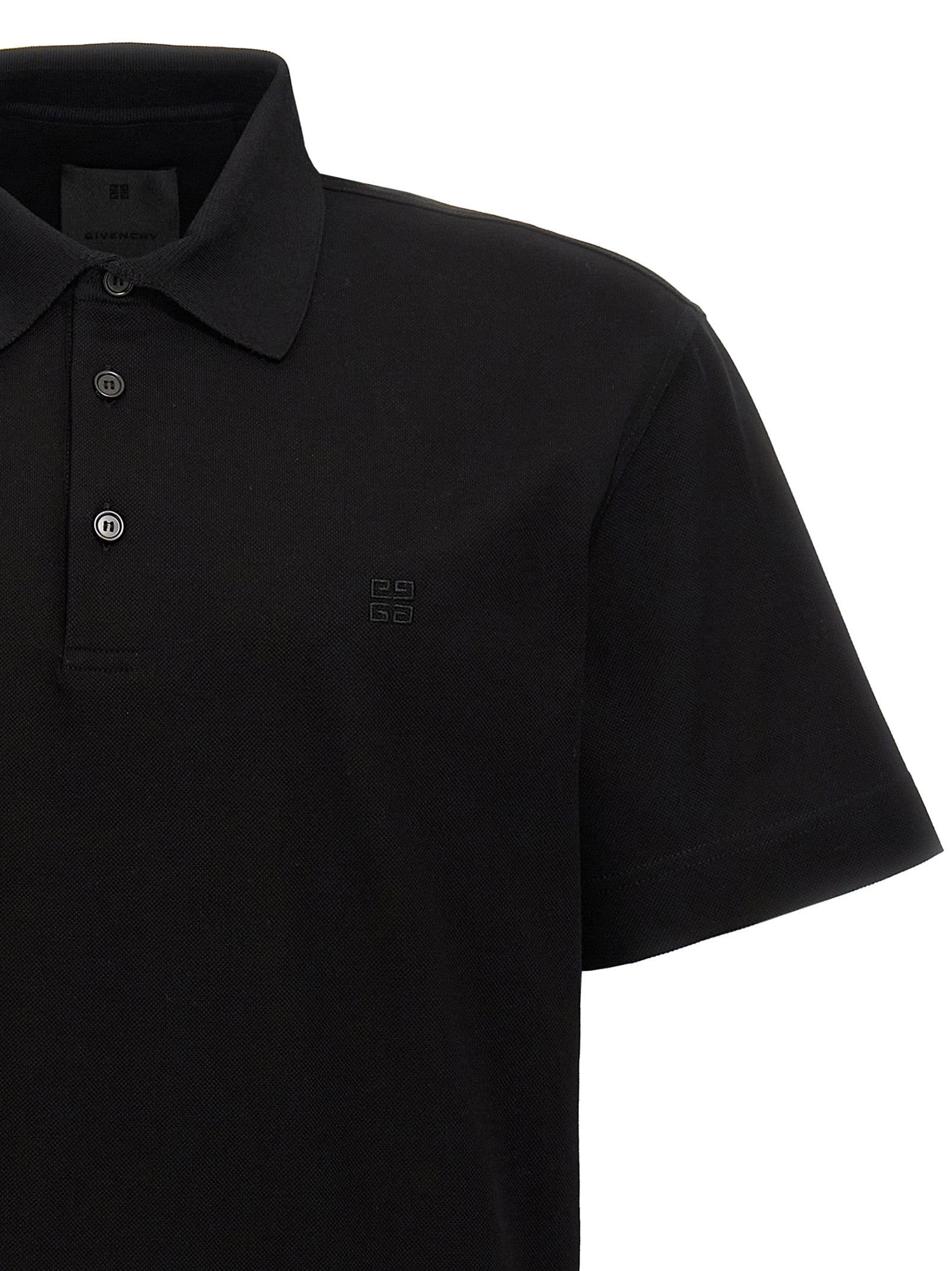 Givenchy Men Logo Embroidery Polo Shirt