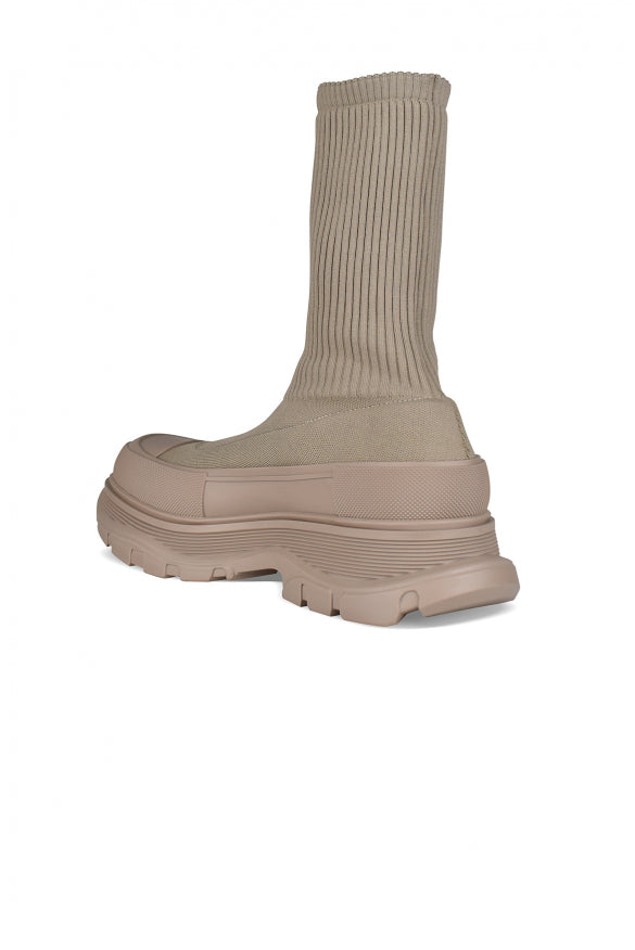 Alexander Mcqueen Men Graffiti Tread Slick Boots