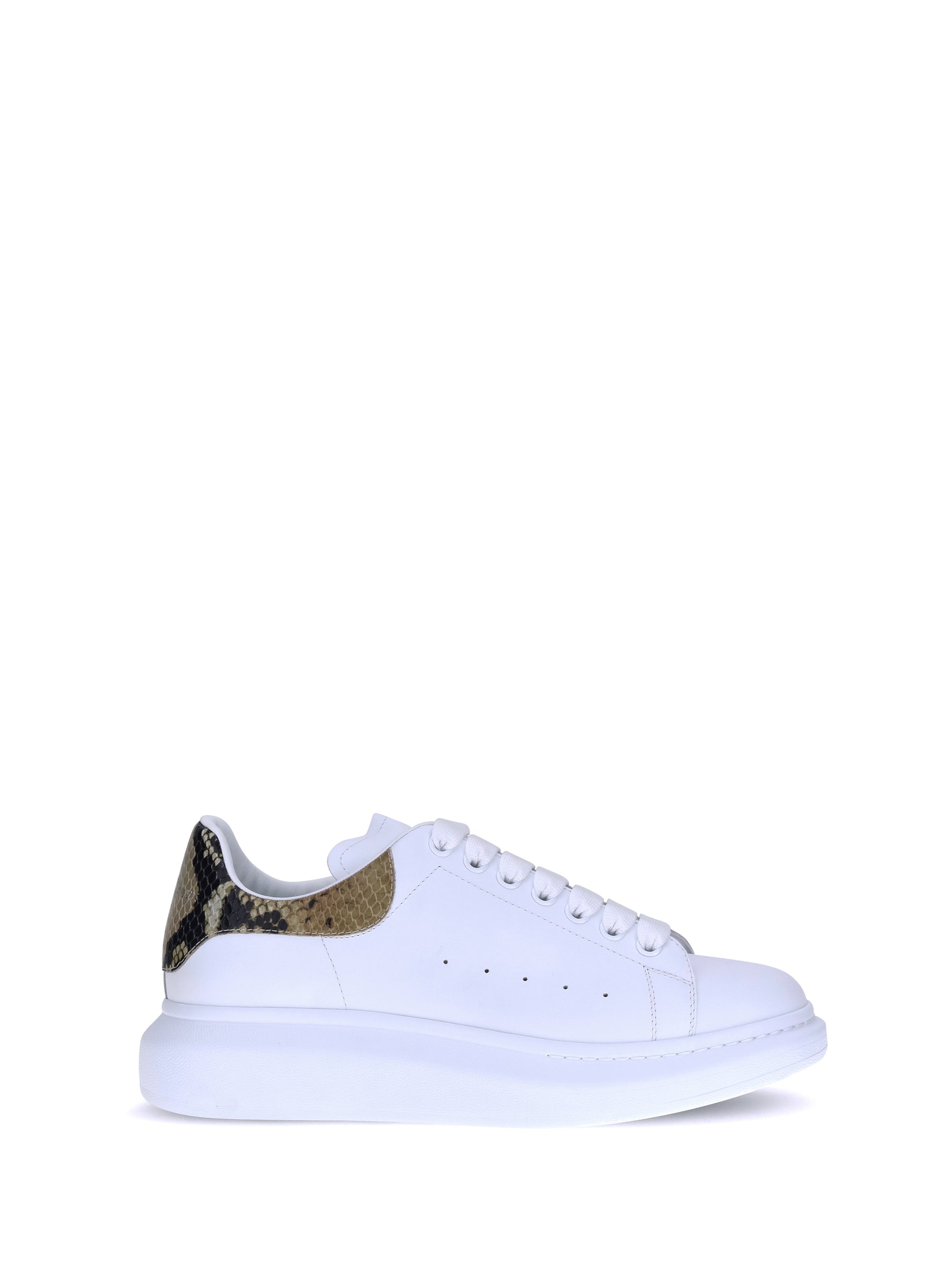 Alexander Mcqueen Men Leather Sneakers