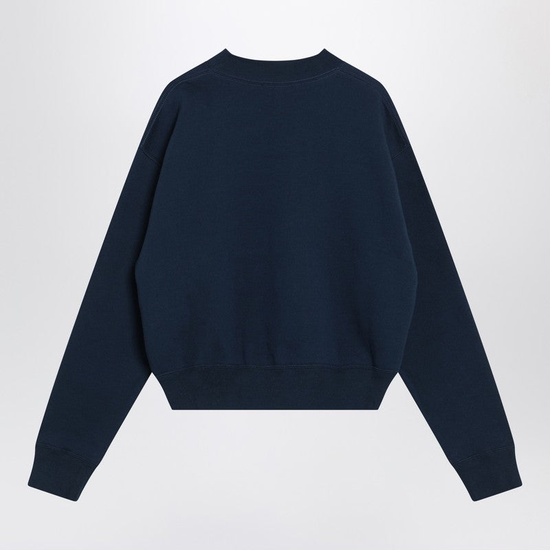 Chloe Navy Blue Sweatshirt With Logo Women