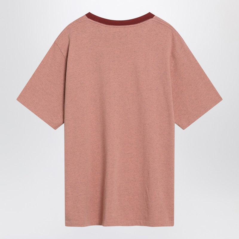 Chloe Pink Cotton T-Shirt With Logo Women