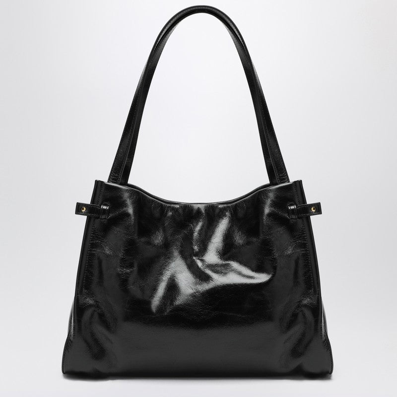 Chloe Chloe Charms Black Leather Shoulder Bag Women