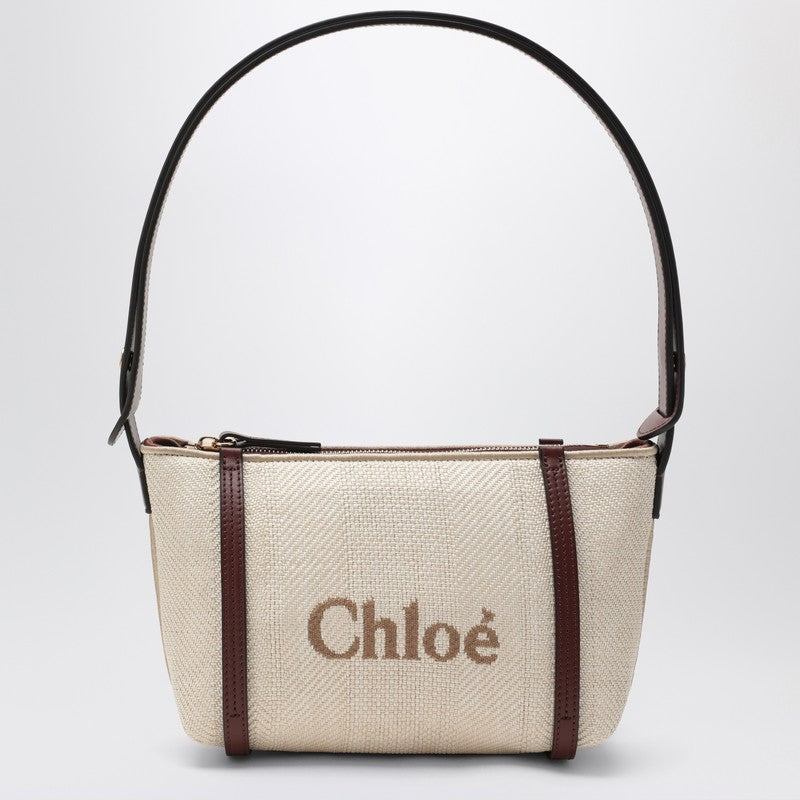 Chloe Chloe Carry Bag In Sand Canvas Women