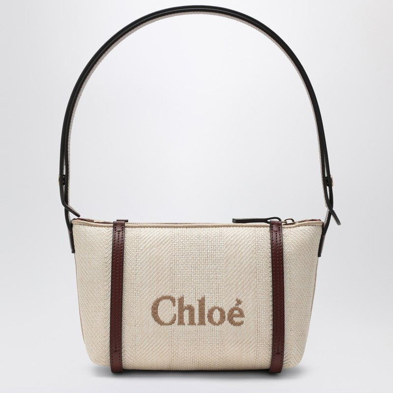 Chloe Chloe Carry Bag In Sand Canvas Women