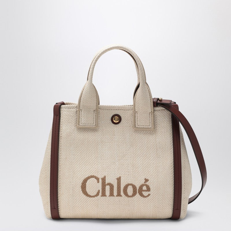 Chloe Small Chloe Carry Tote Bag In Sand Colour Women
