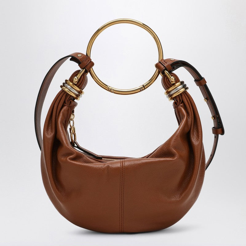 Chloe Small Bracelet Hobo Bag Clay Brown Women