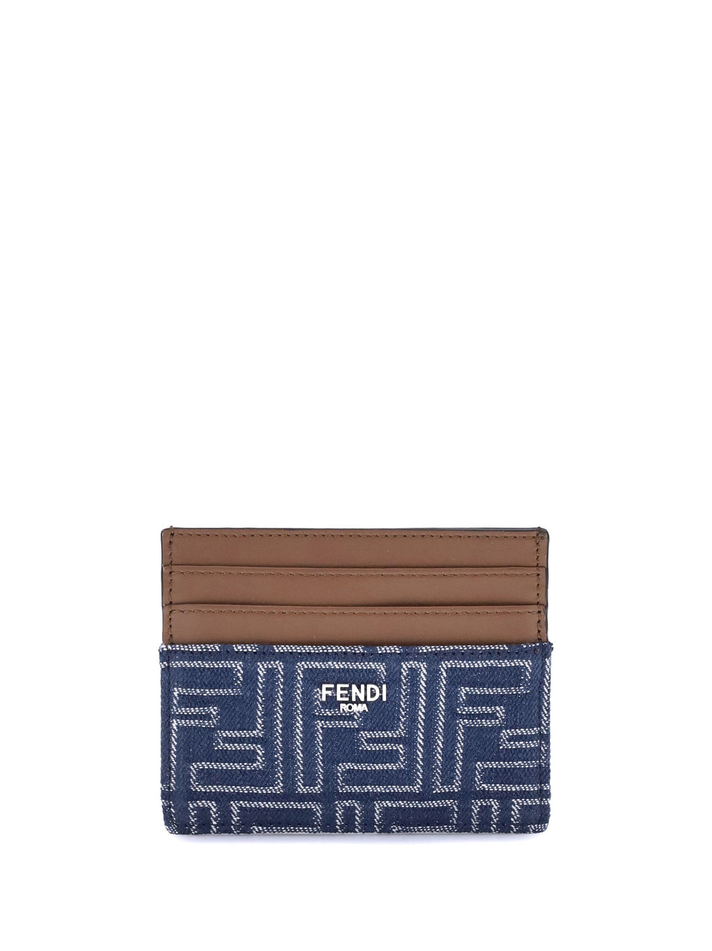 Fendi Men Denim Card Holder