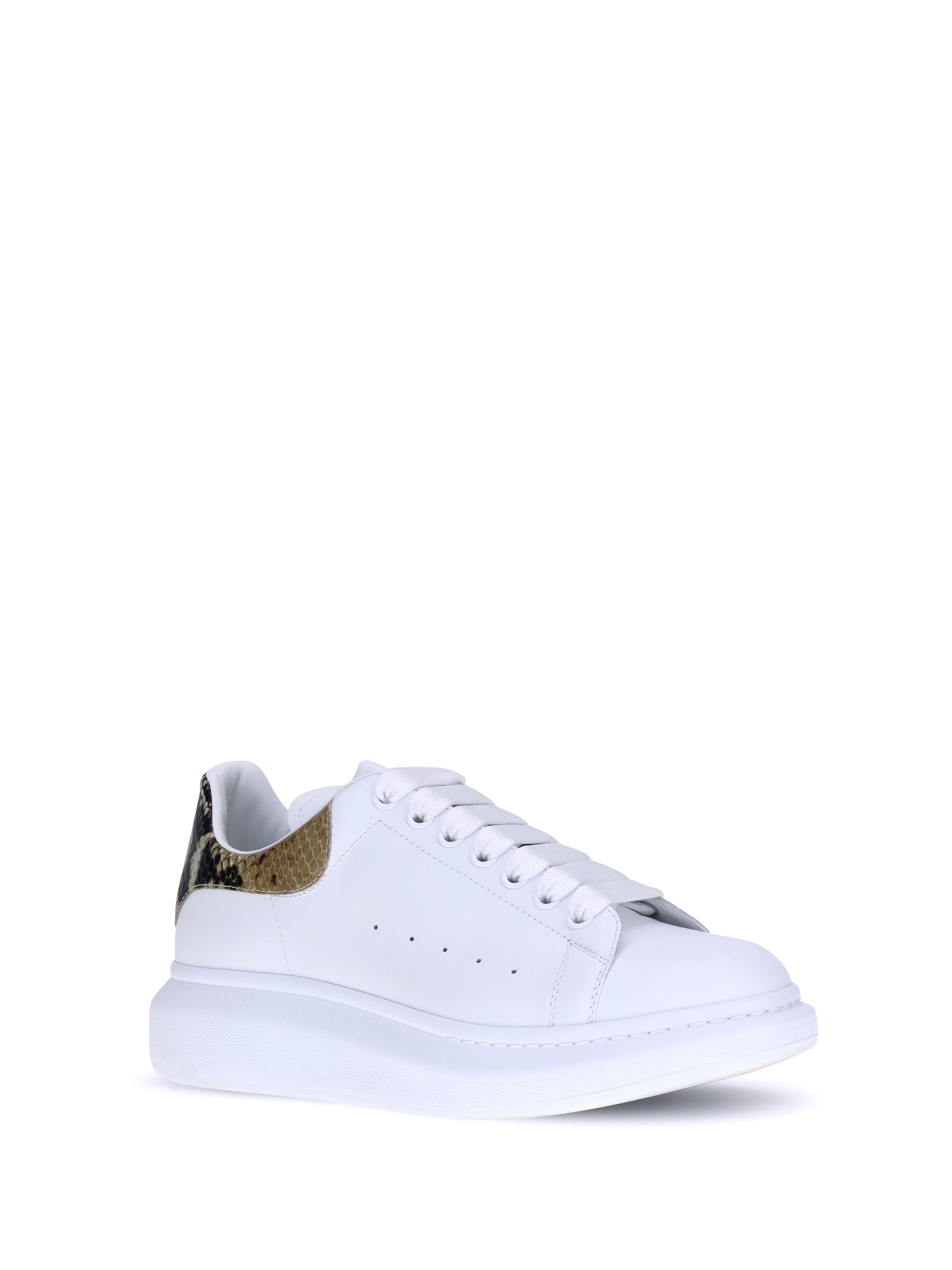 Alexander Mcqueen Men Leather Sneakers