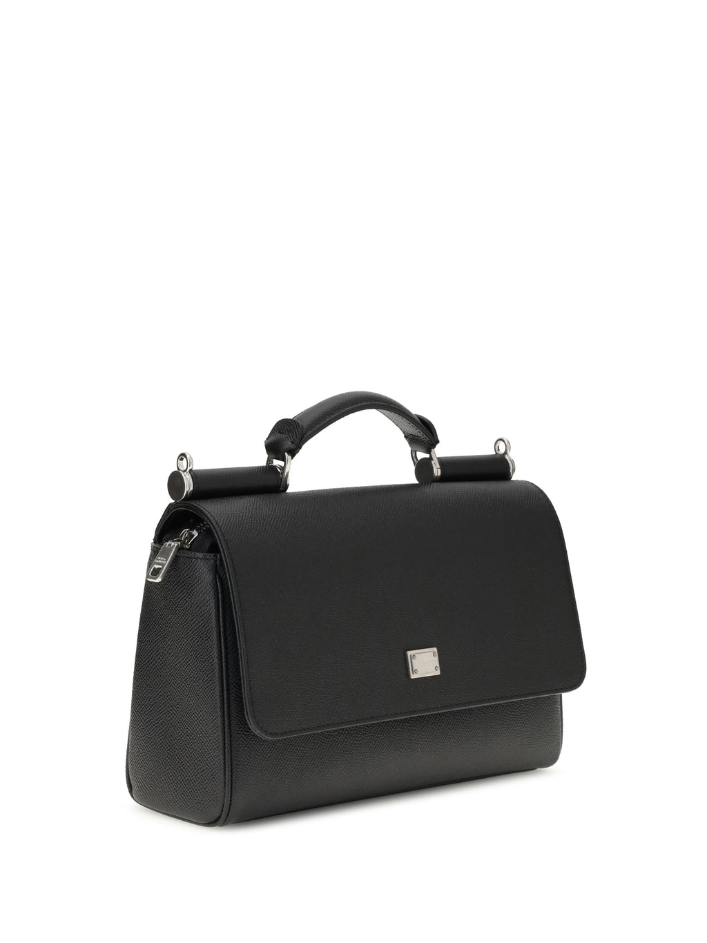 Dolce & Gabbana Men My Sicily Leather Handbag