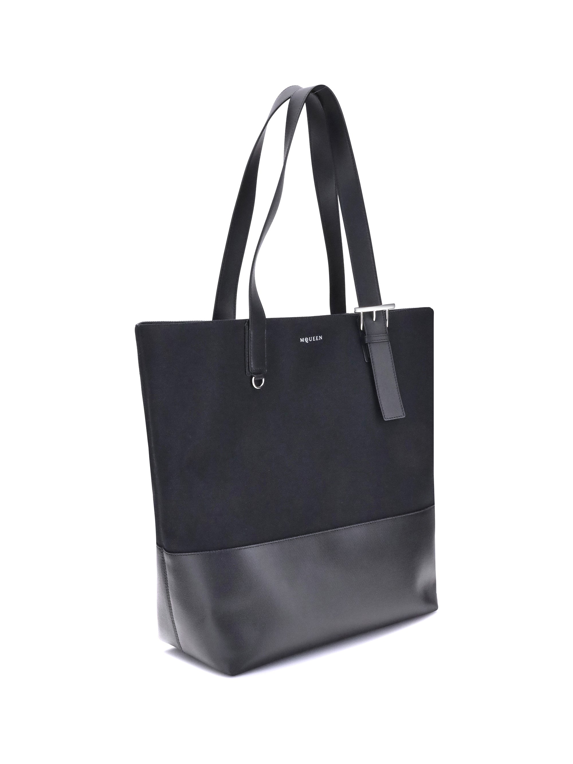 Alexander Mcqueen Men Canvas Tote Bag