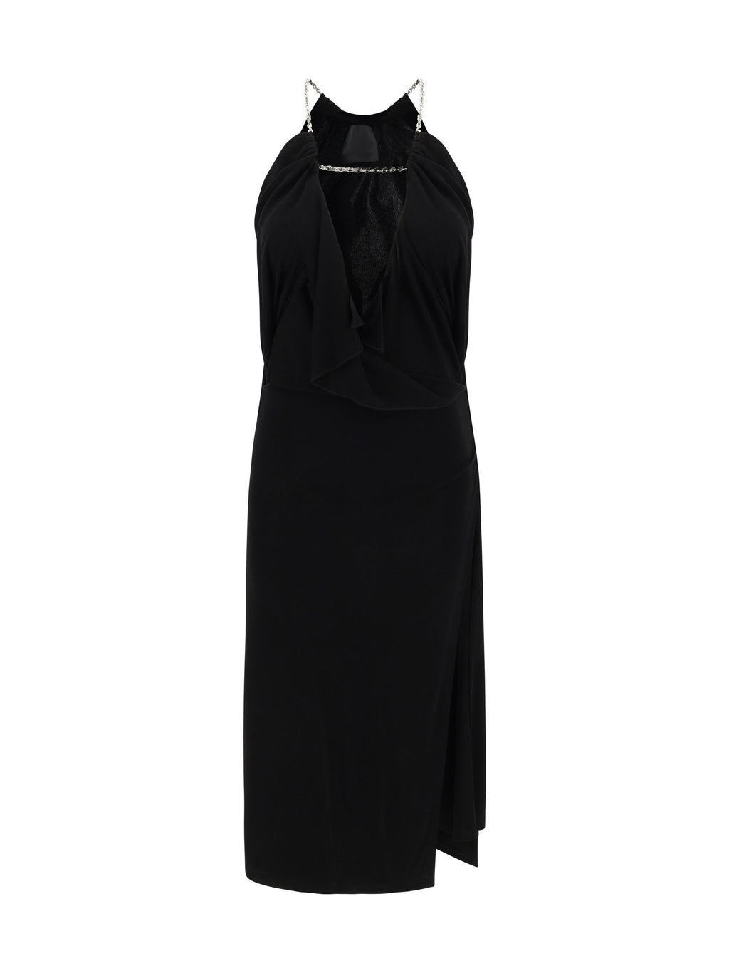 Givenchy Women Midi Dress With Halter Neckline