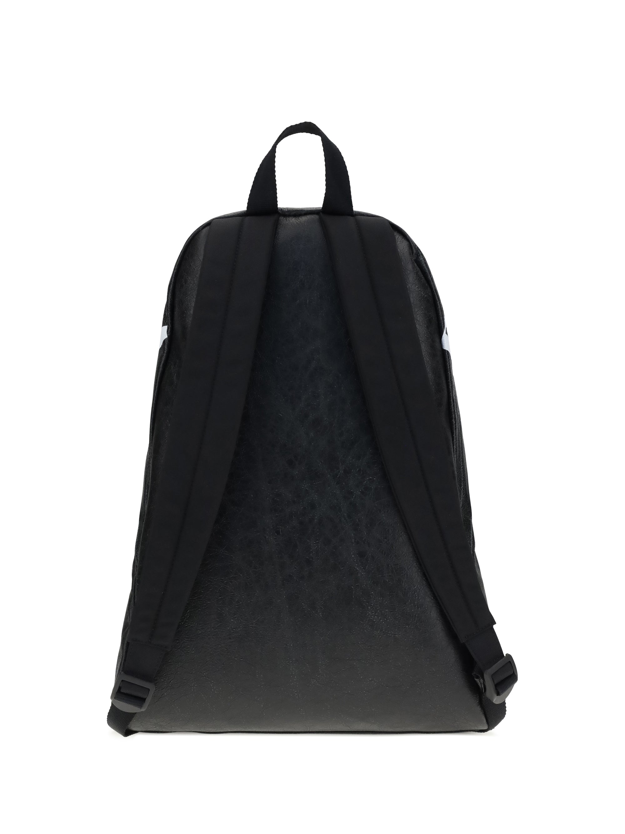 Balenciaga Men Crinkle Effect Backpack