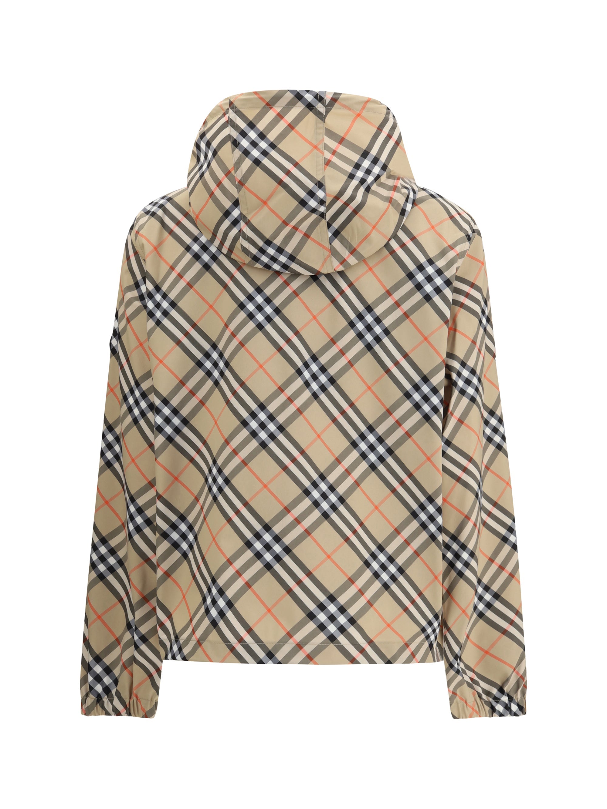 Burberry Women Archivio Check Waterproof Jacket