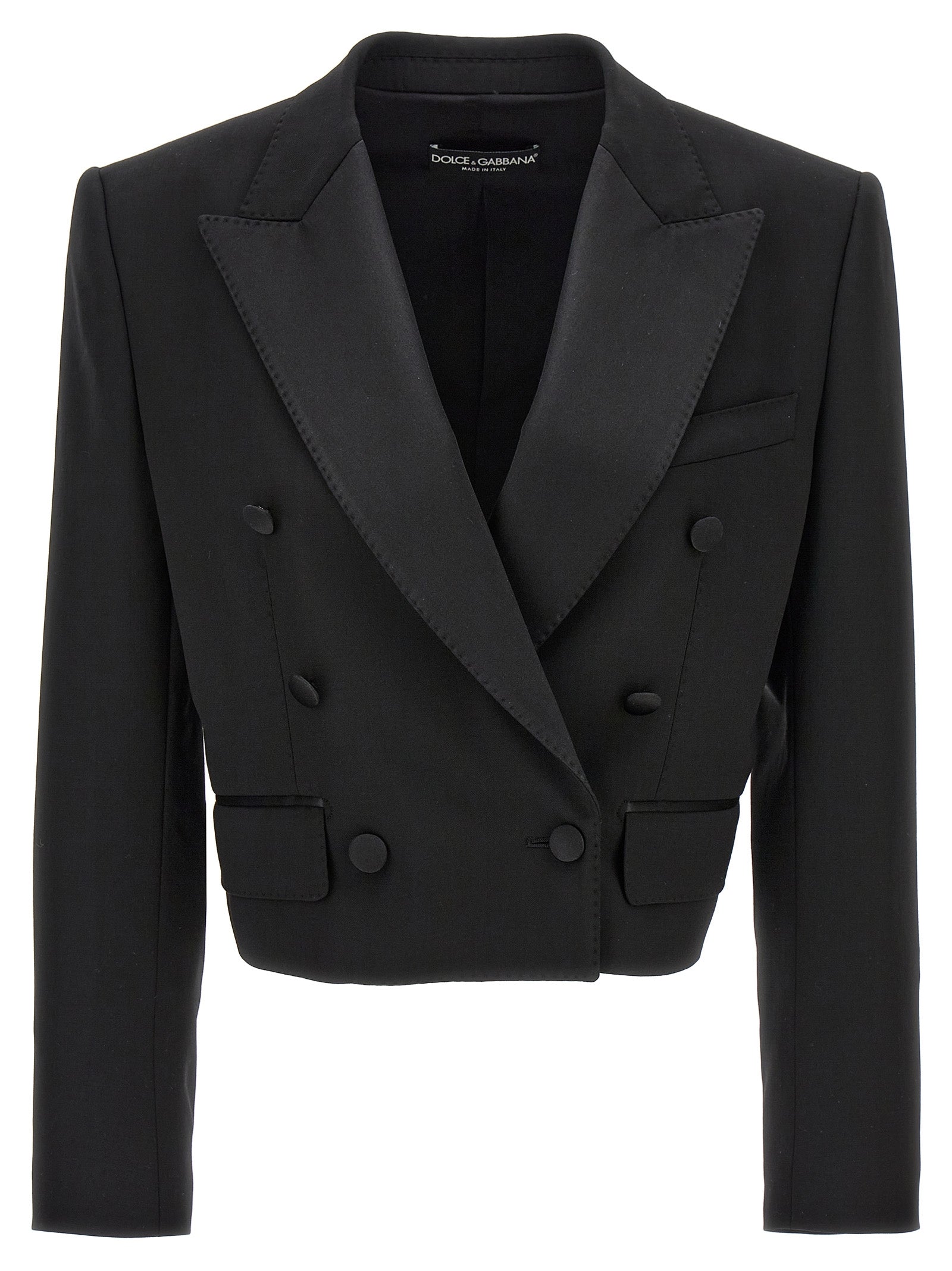 Dolce & Gabbana Women 'Tuxedo' Crop Blazer