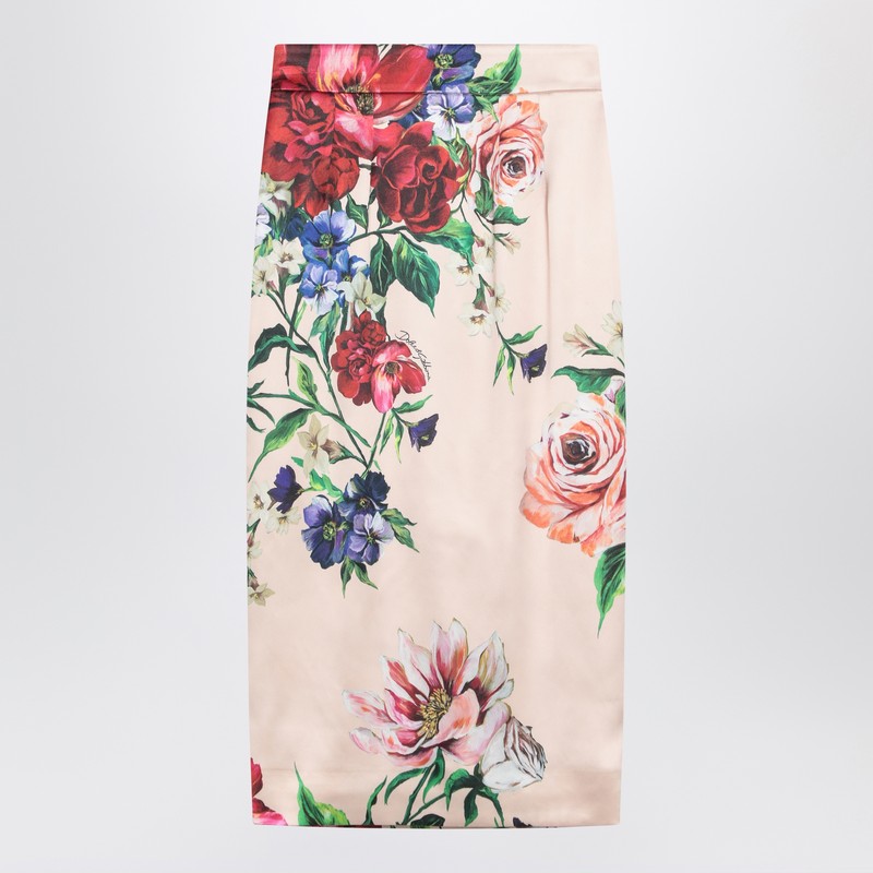Dolce&Gabbana Longuette Skirt With Floral Print Women