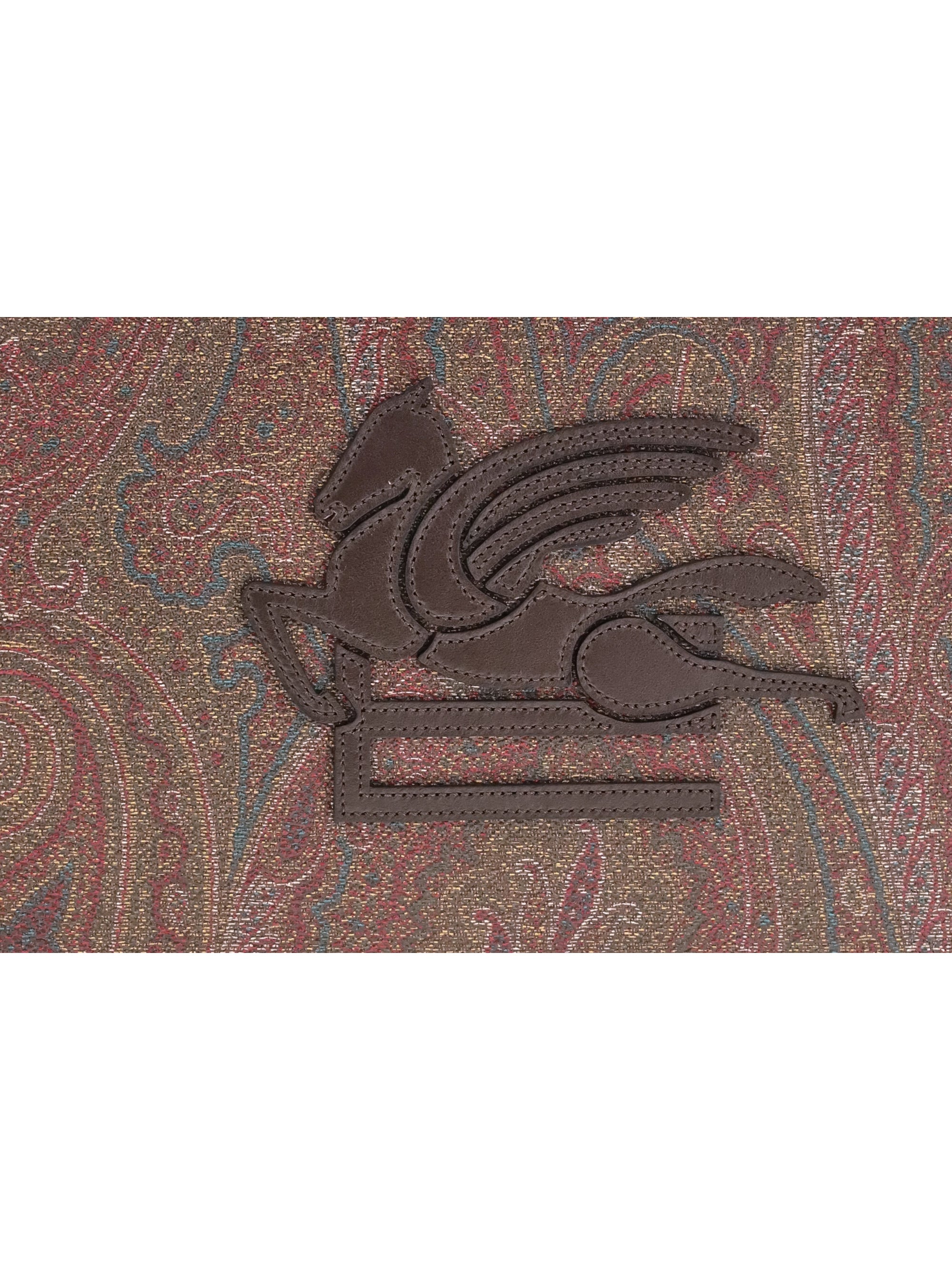 Etro Men Arnica Pouch With Pegaso