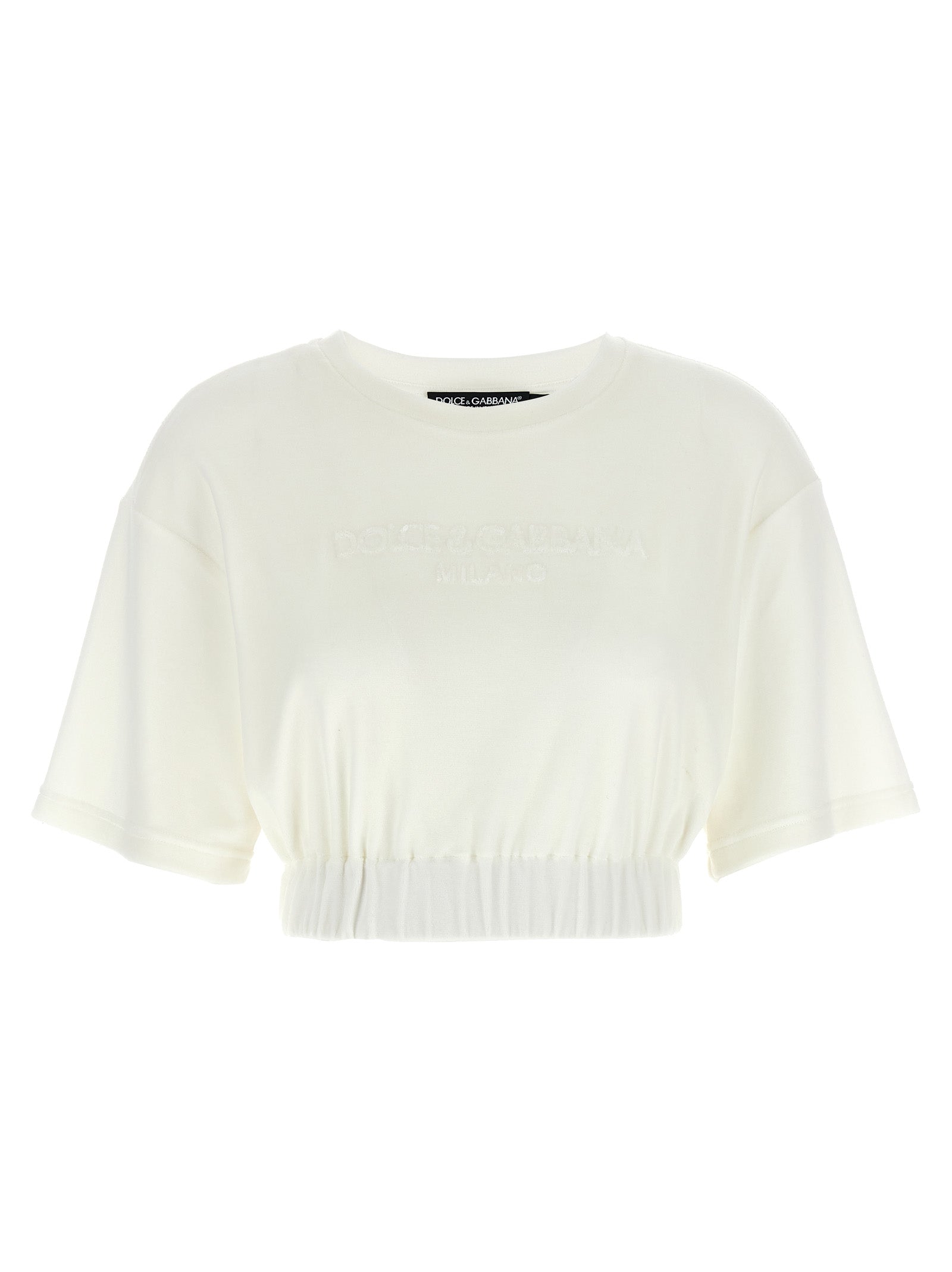 Dolce & Gabbana Women Logo Chenille Top