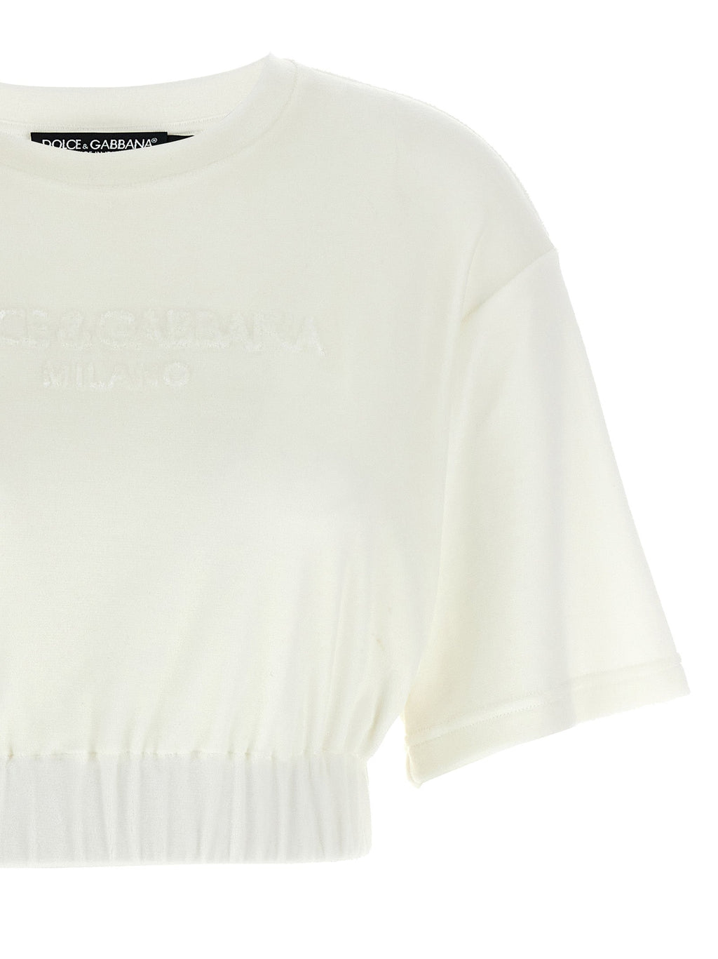 Dolce & Gabbana Women Logo Chenille Top