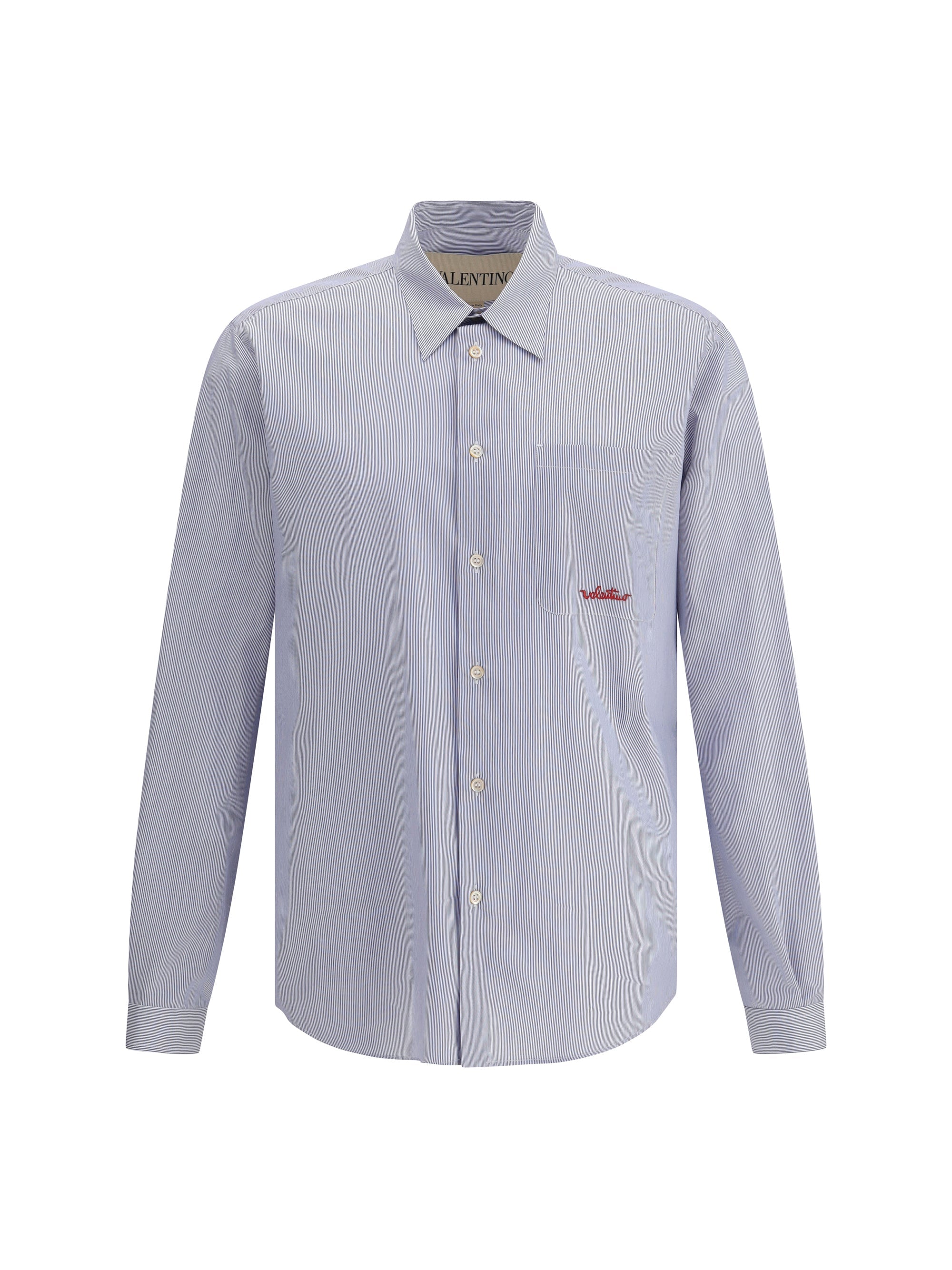 Valentino Men Striped Shirt