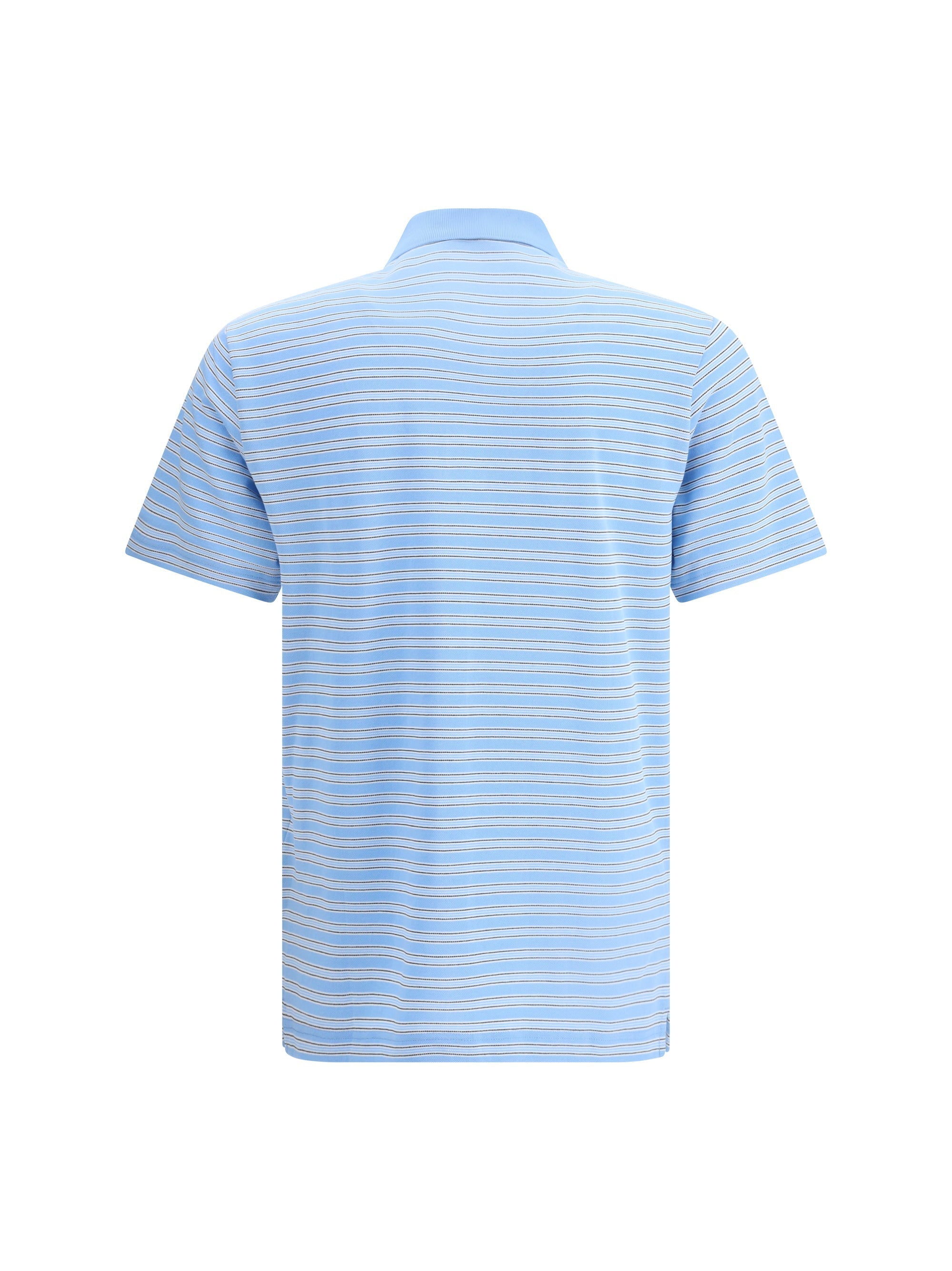 Prada Men Striped Polo Sweater