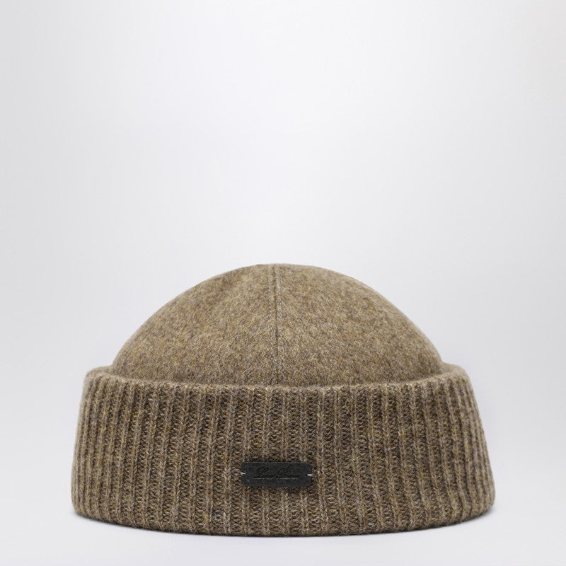 Loro Piana Tundra Melange Beanie In Cashmere Men