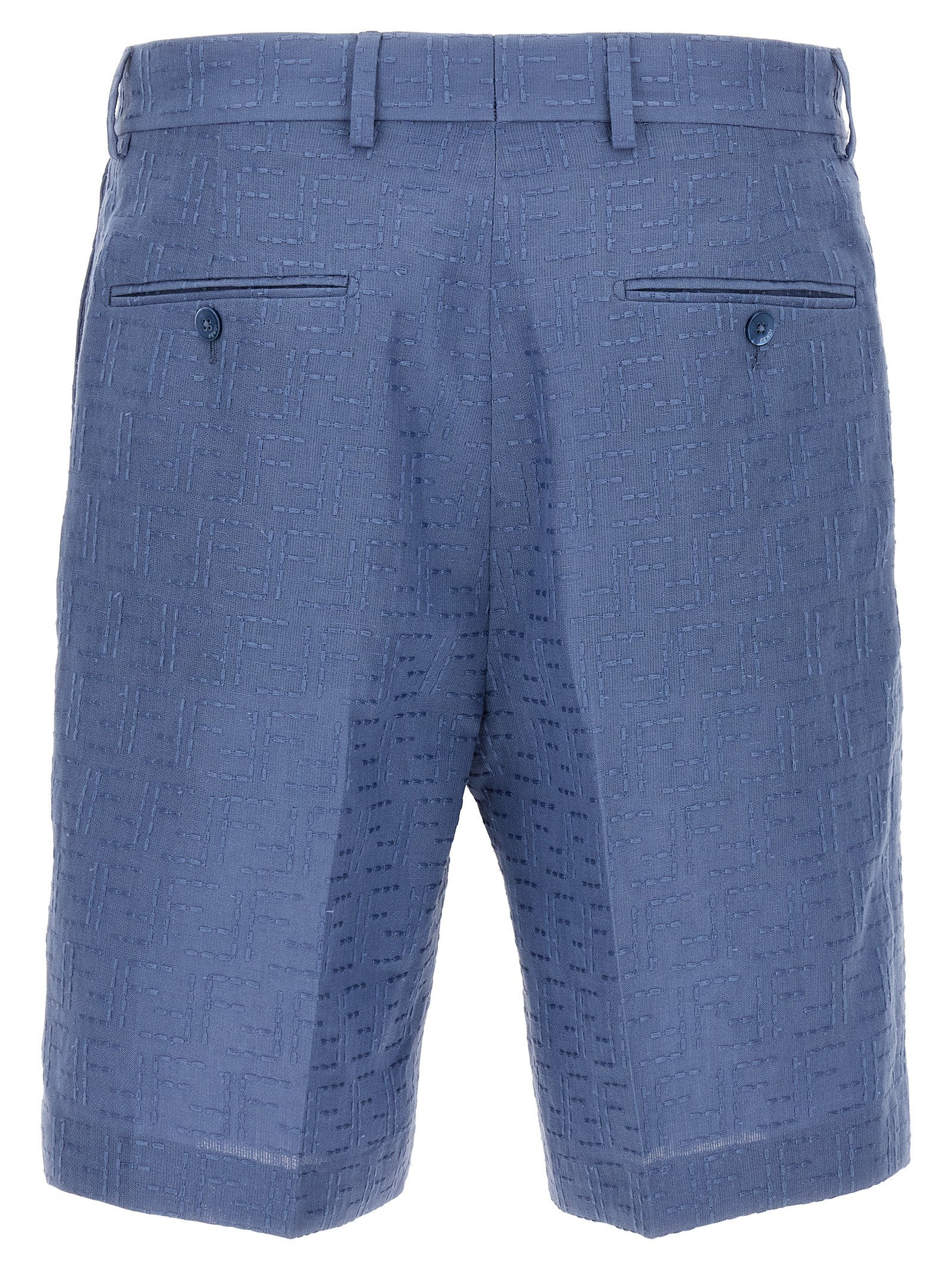 Fendi Men Bermuda Jacquard Ff