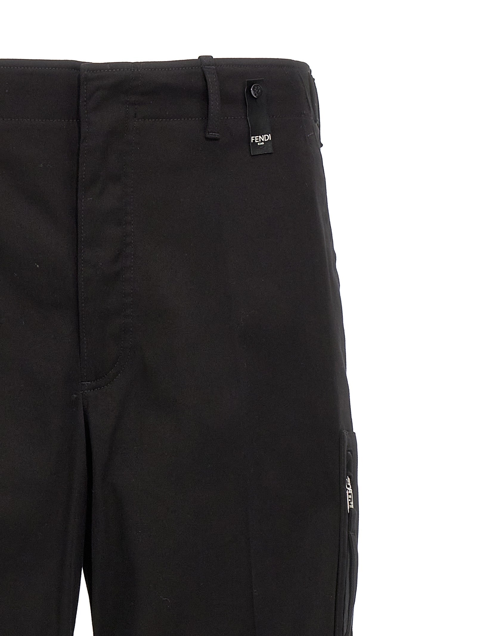 Fendi Men Gabardine Trousers