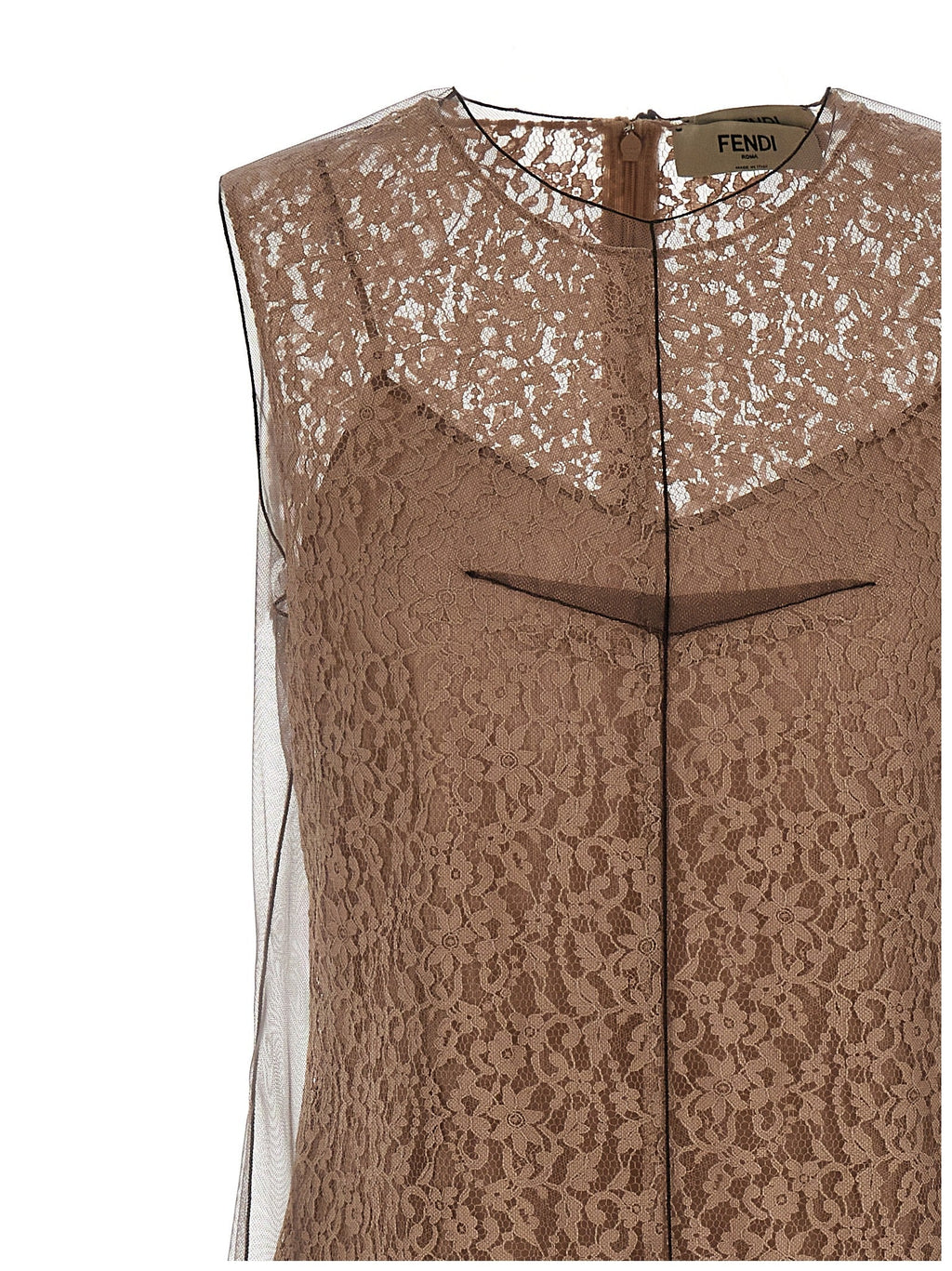 Fendi Women Floral Lace Dress