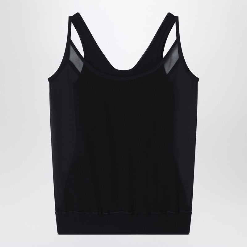 Fendi Black Viscose Sleeveless Dress Women