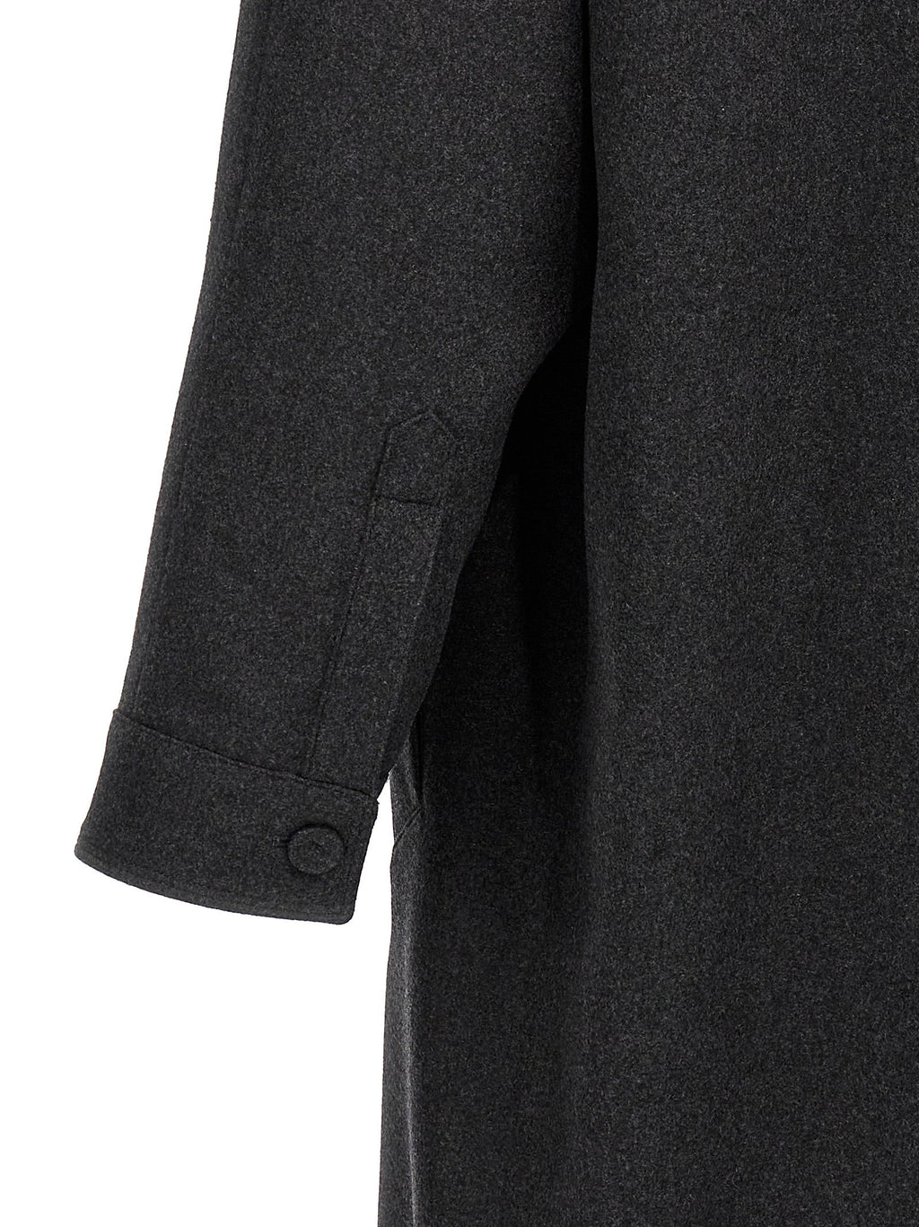 Fendi Men Single-Breasted Cashmere Coat
