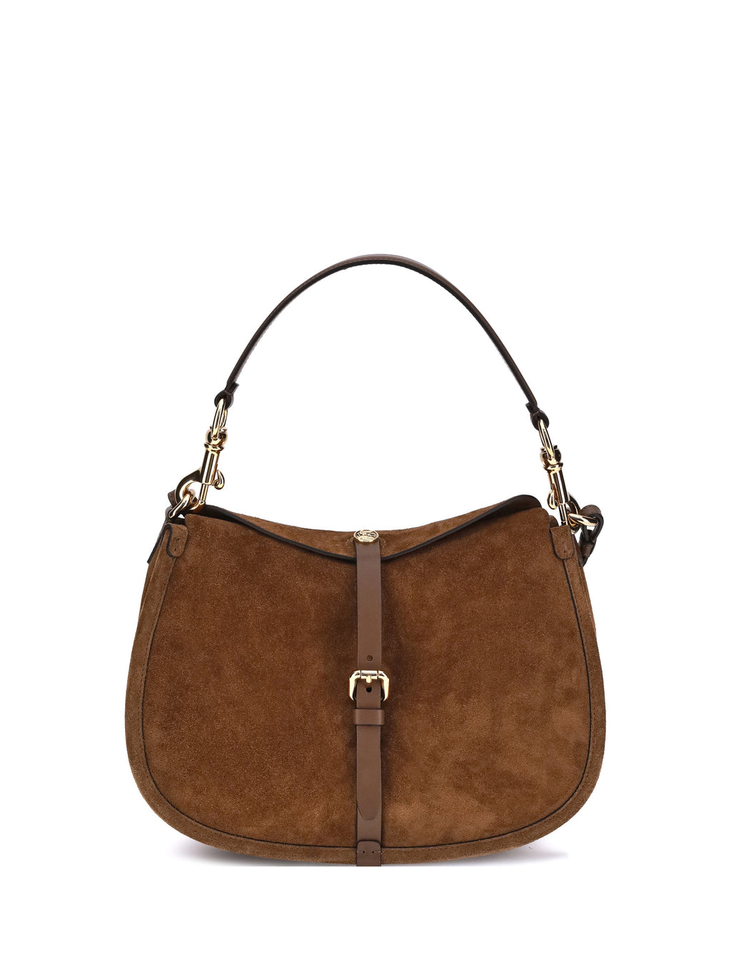 Etro Women Suede Pony Shoulder Bag