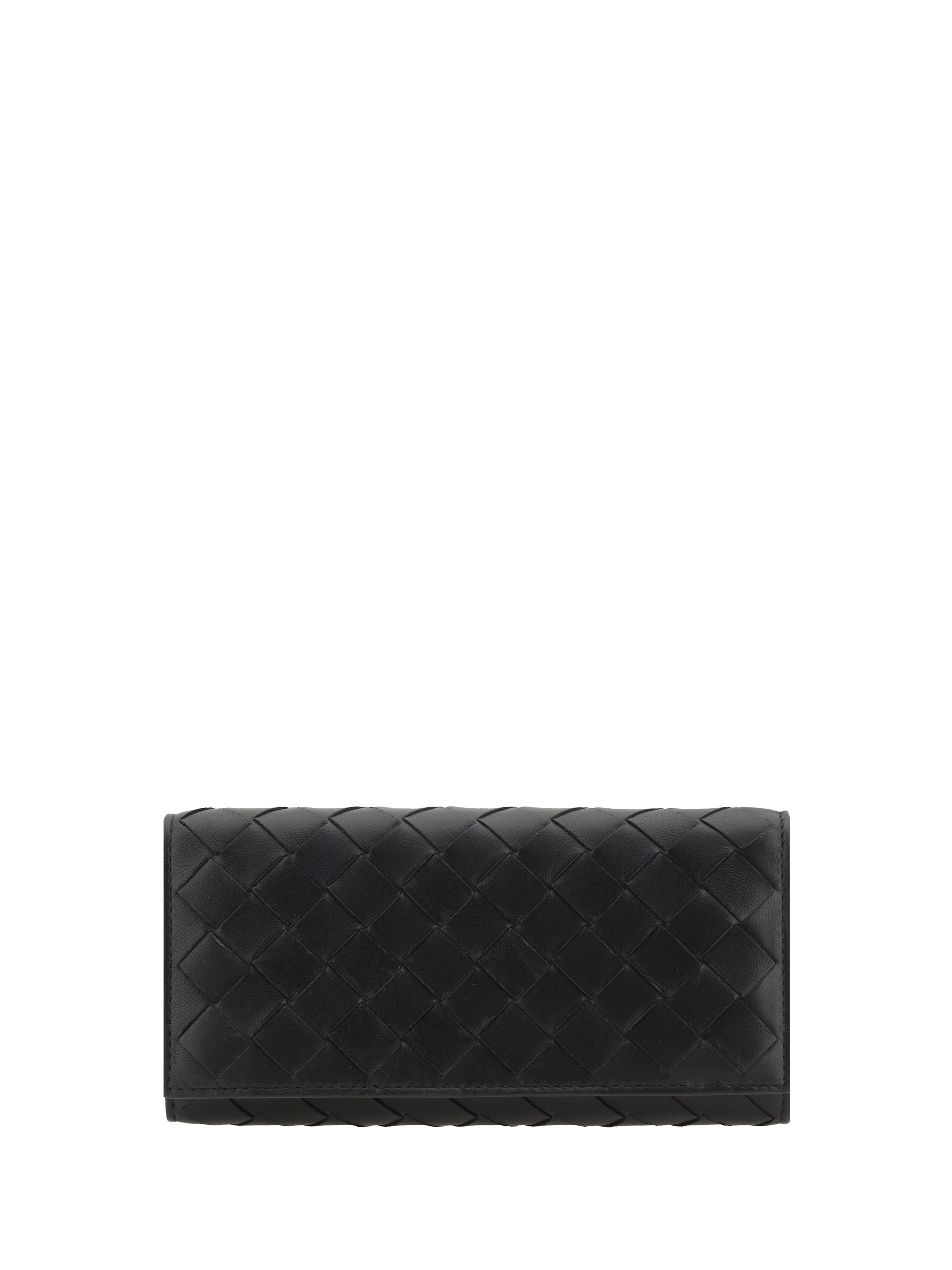 Bottega Veneta Women Leather Wallet Intrecciato