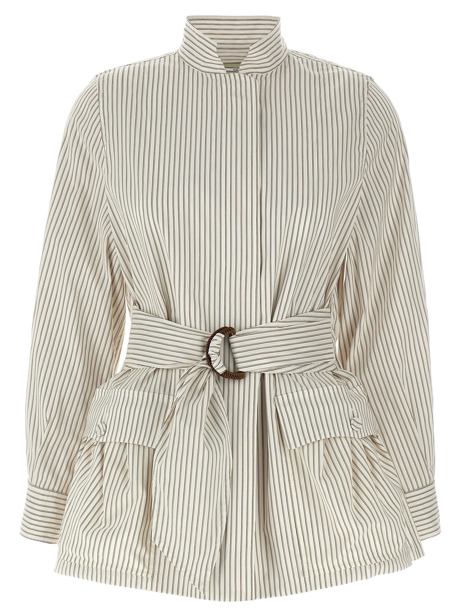 Fendi Women Striped Blouson