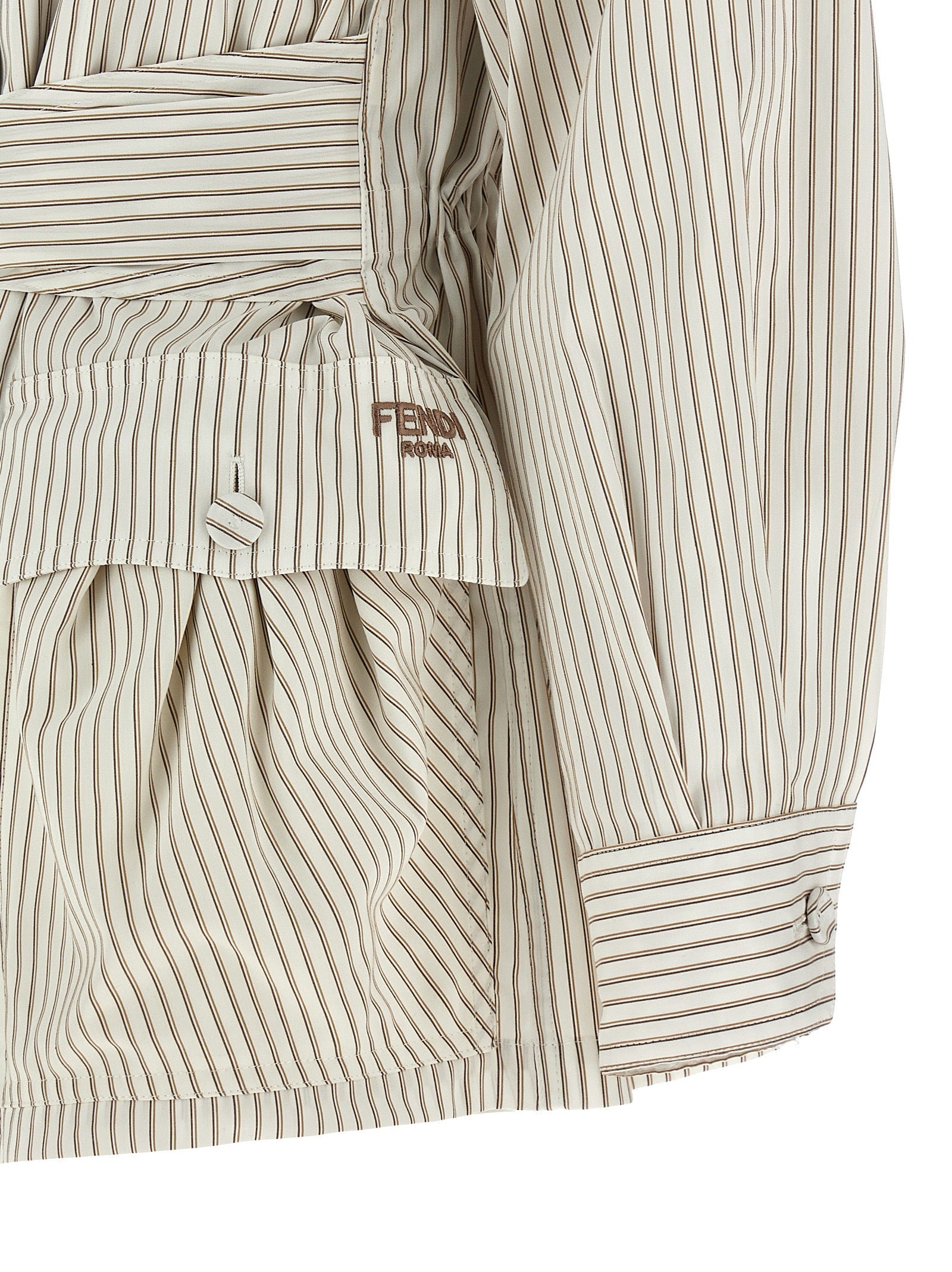 Fendi Women Striped Blouson