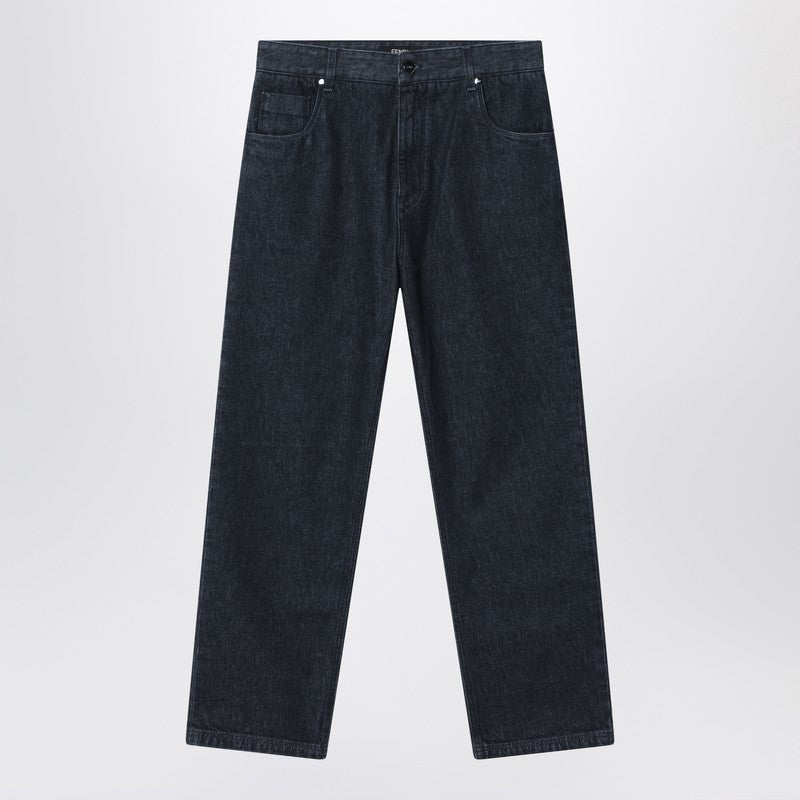 Fendi Black Denim Regular Jeans Men