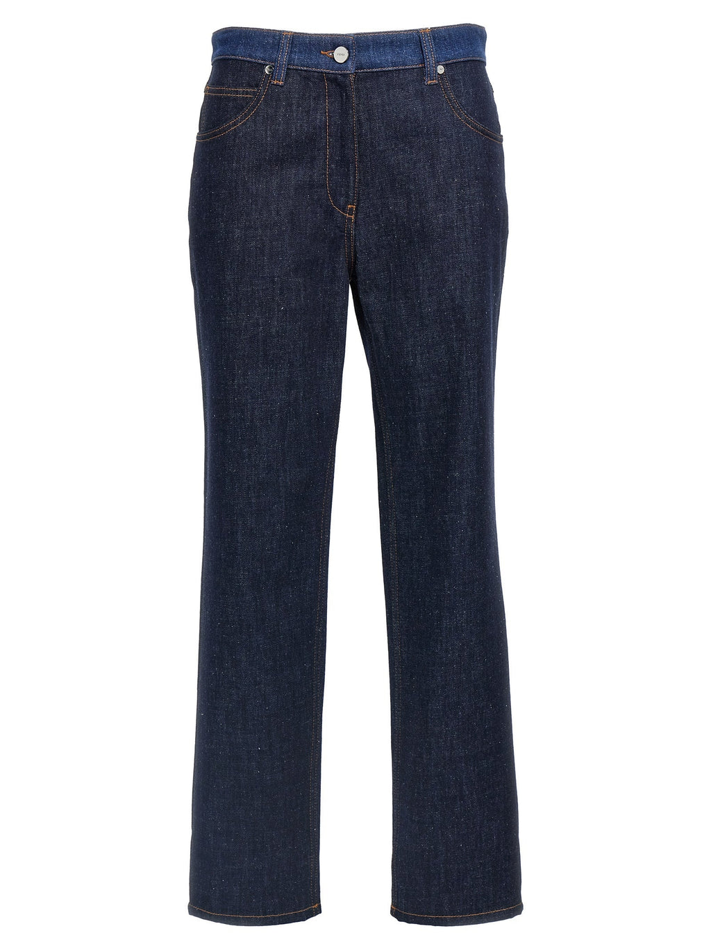 Fendi Women Two-Tone Jeans