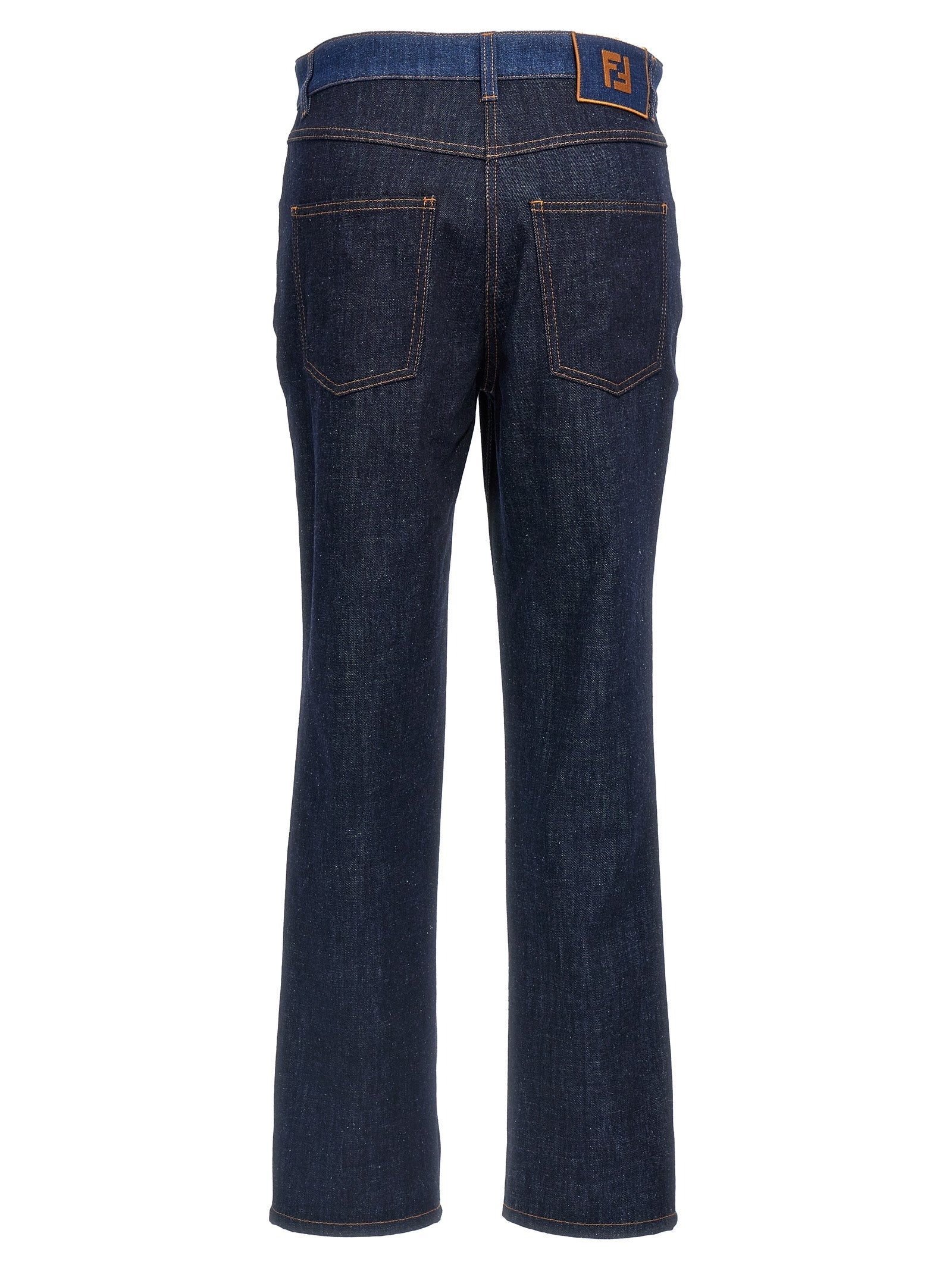 Fendi Women Two-Tone Jeans