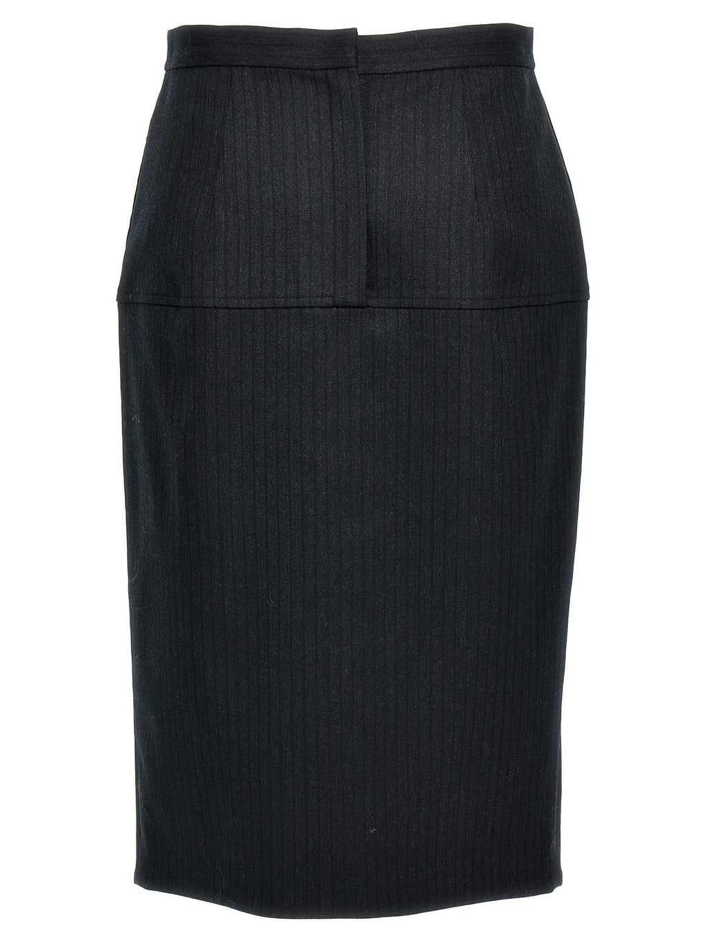 Fendi Women Pinstriped Wool Skirt