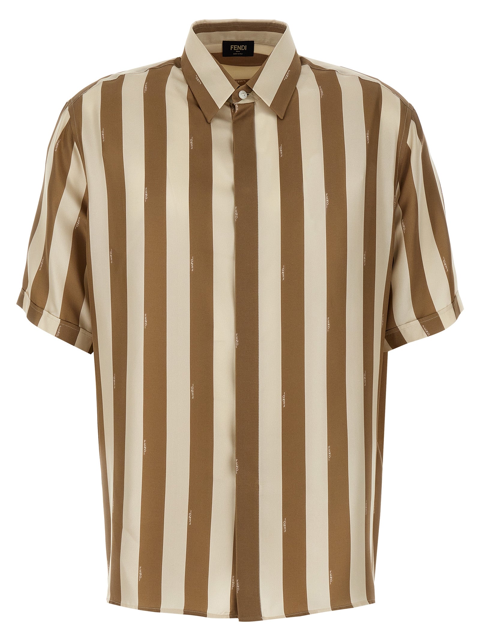 Fendi Men Pequin Shirt