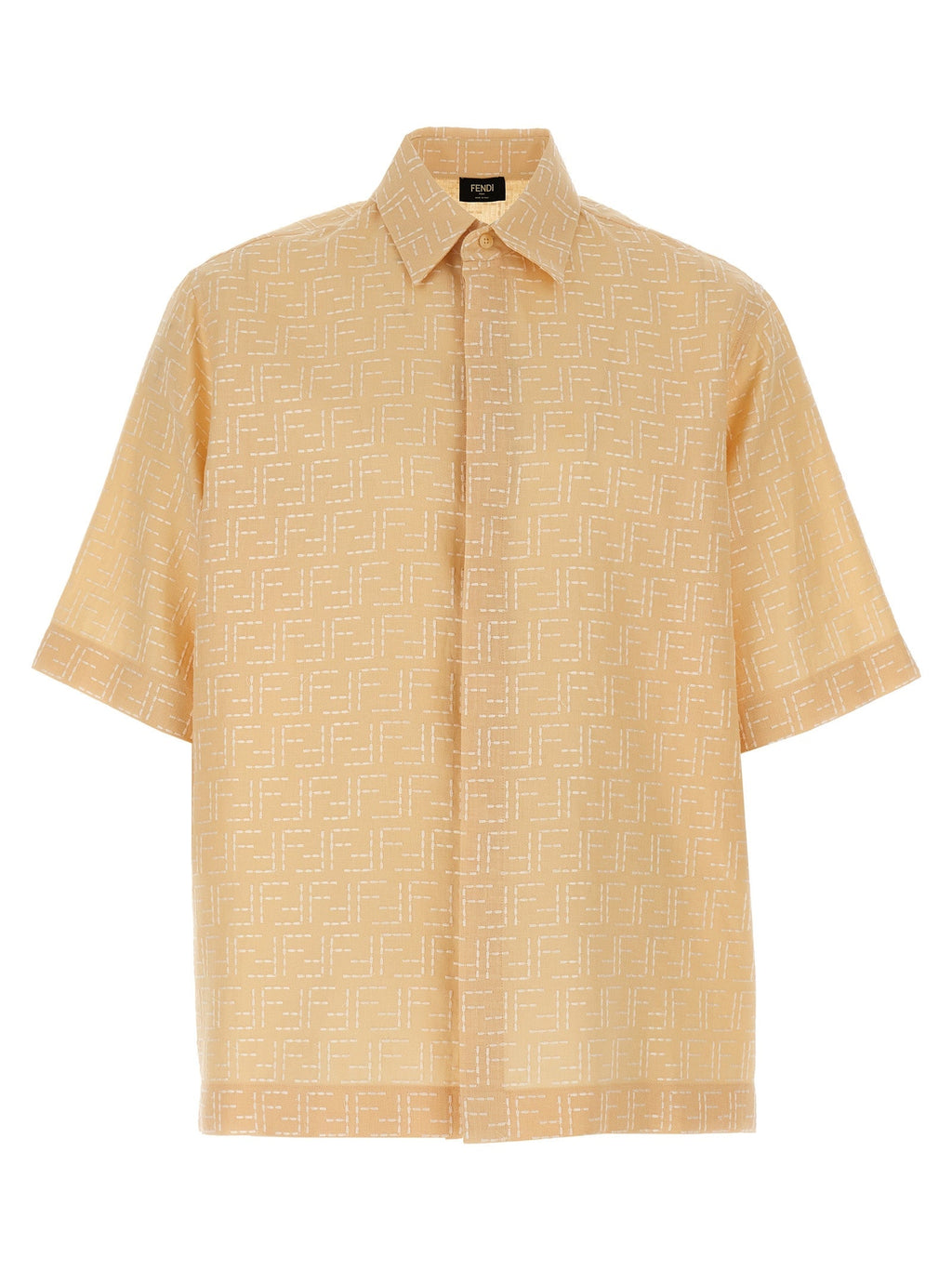 Fendi Men Ff Jacquard Shirt
