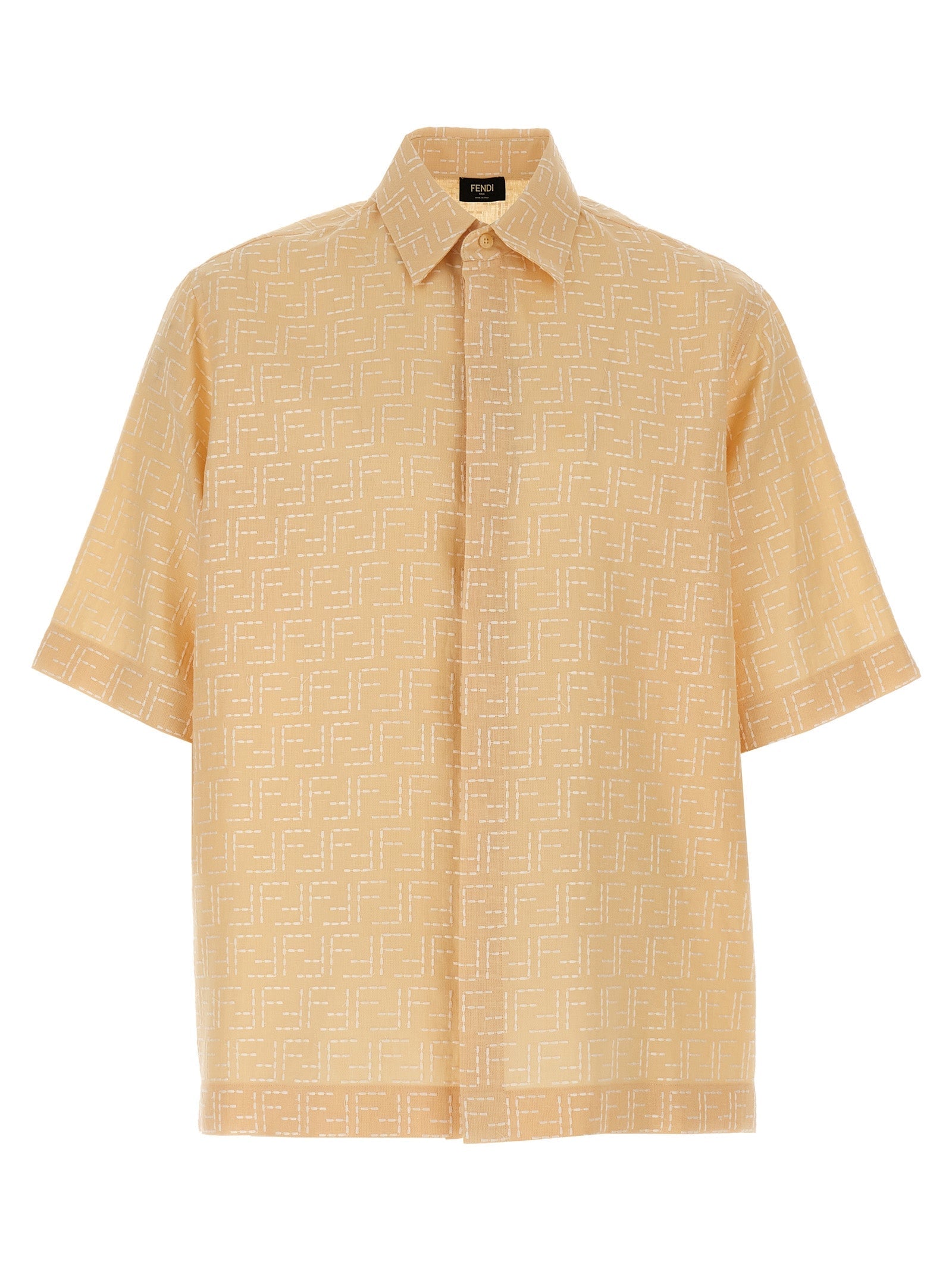Fendi Men Ff Jacquard Shirt