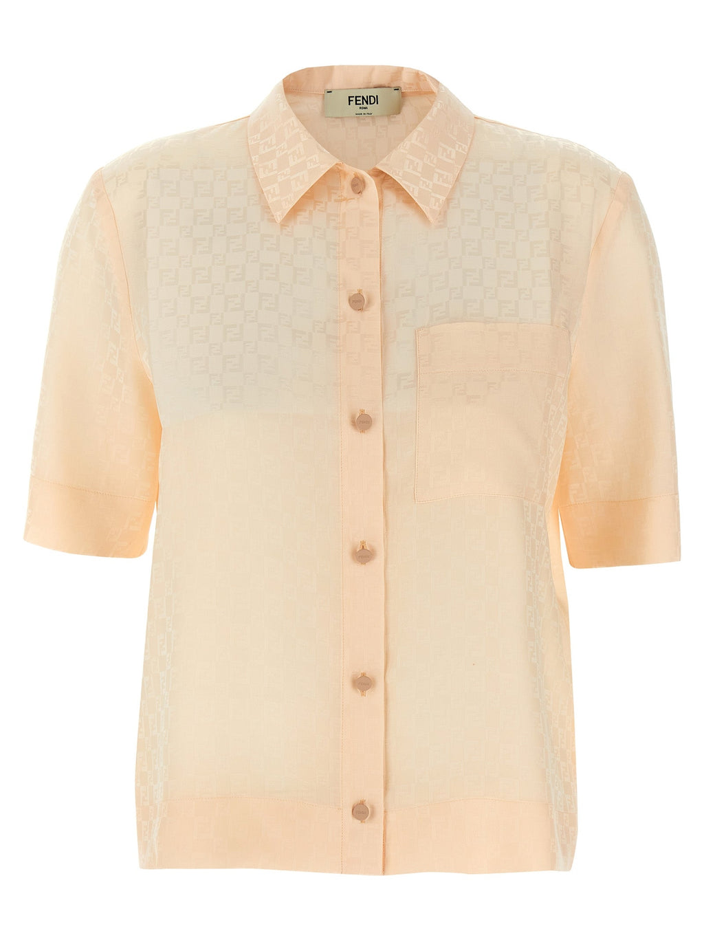 Fendi Women Ff Silk Shirt