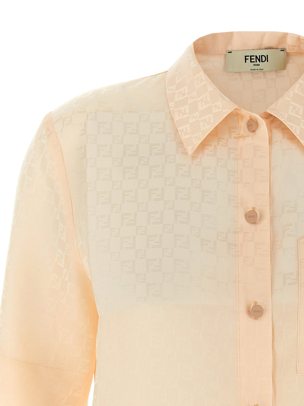 Fendi Women Ff Silk Shirt
