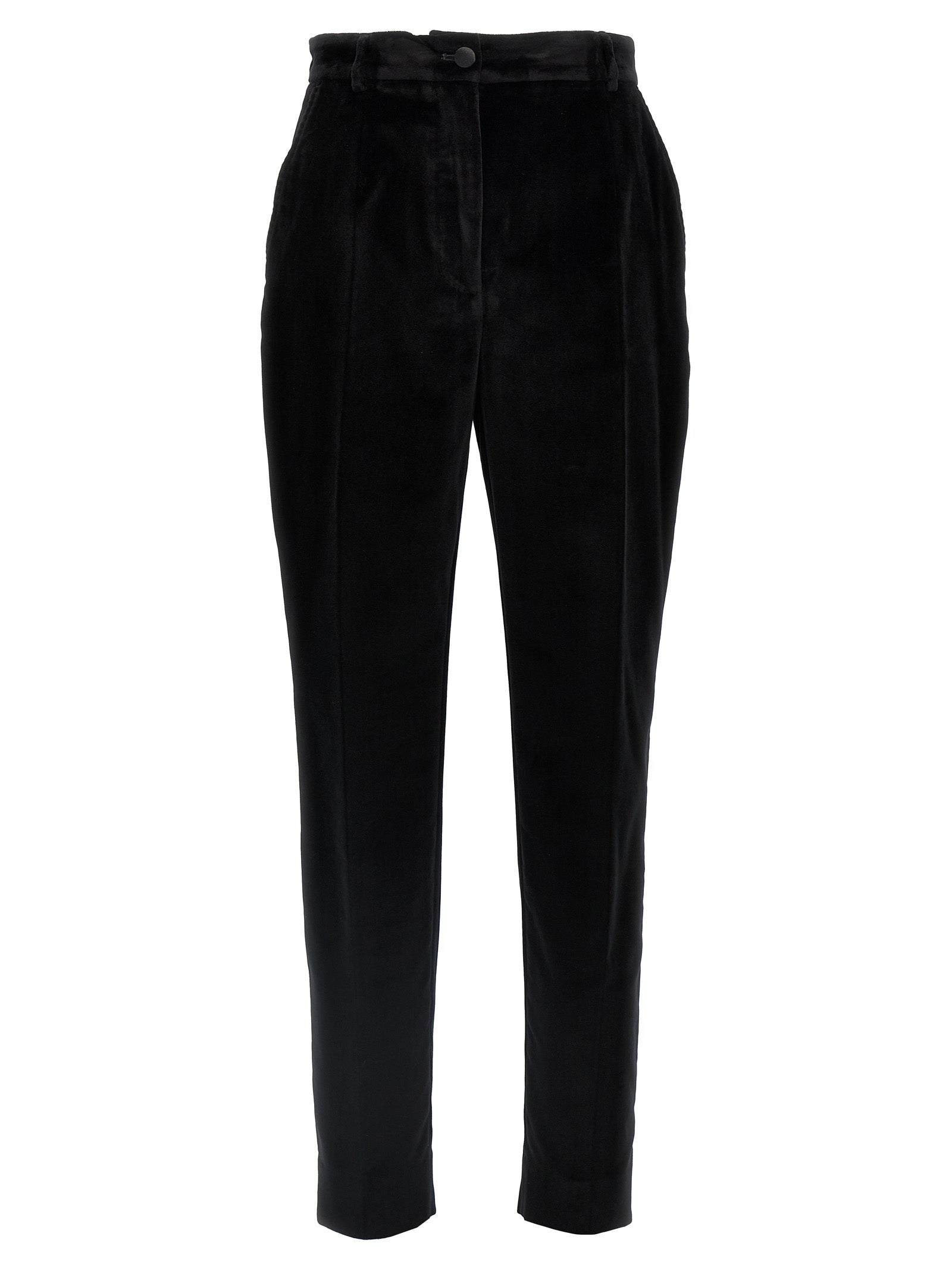 Dolce & Gabbana Women Velvet Tuxedo Pants