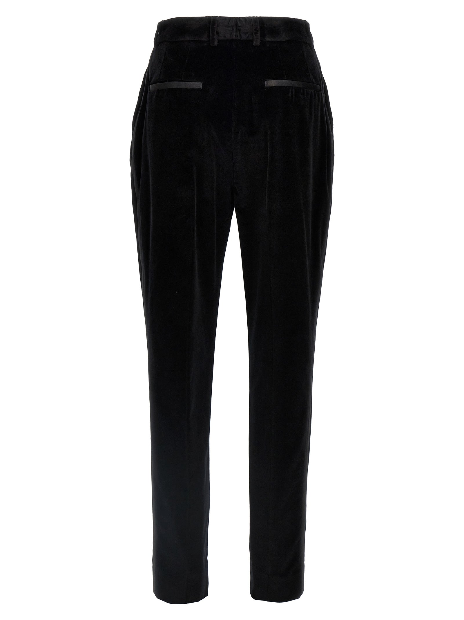 Dolce & Gabbana Women Velvet Tuxedo Pants