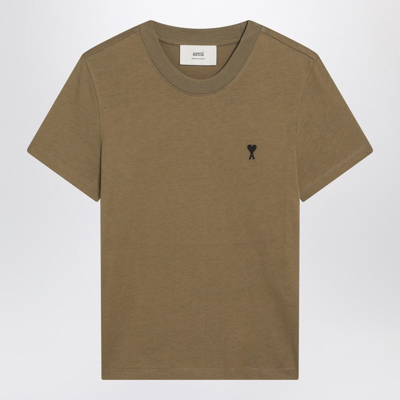 Ami Paris Bronze Ami De Coeur T-Shirt Women