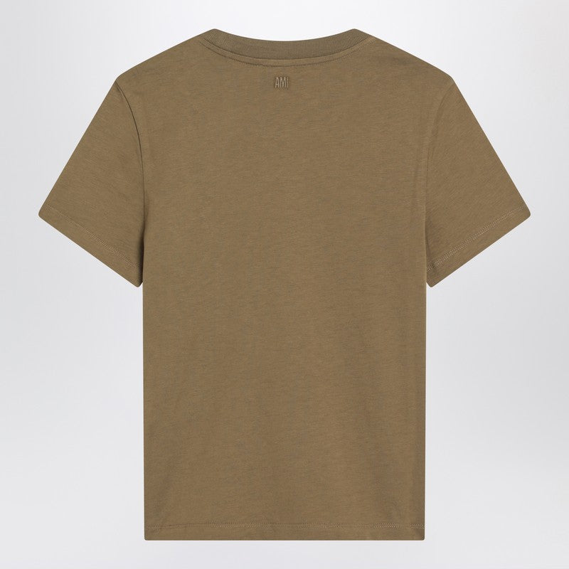 Ami Paris Bronze Ami De Coeur T-Shirt Women