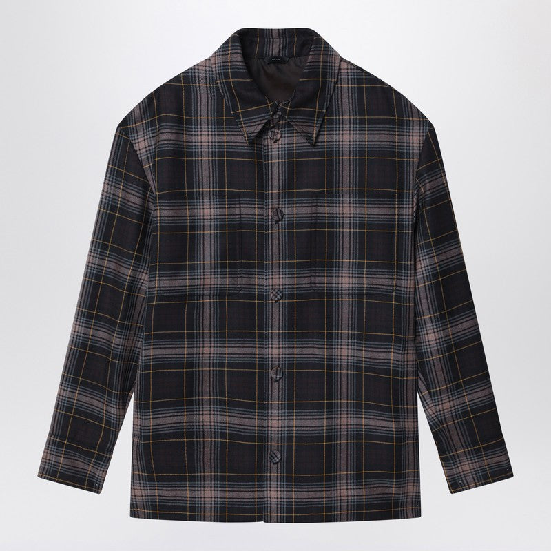 Fendi Go-To Jacket Tartan Brown Men