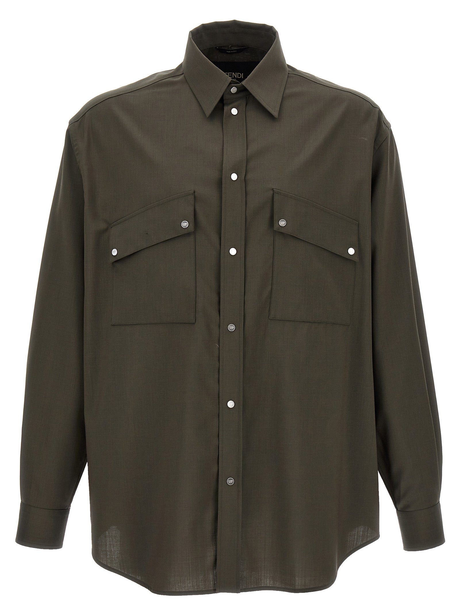 Fendi Men Wool Shirt